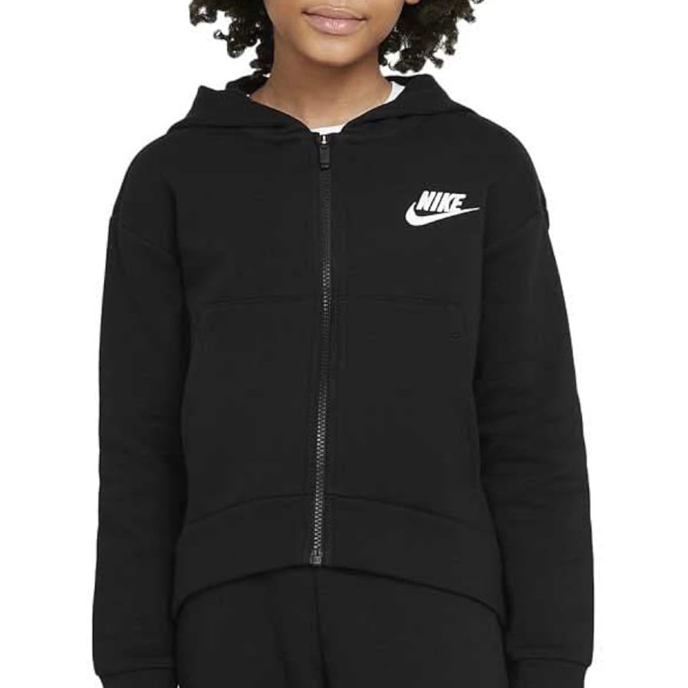 Nike Full Black Hoodie